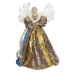 Anjo Azul Luxuoso Topo de Arvore Natal Decoração 30CM