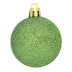 Bola Arvore Natal Mista Verde/Vermelha/Dourada 6Cm C/9