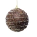 Bola Luxuosa Cobre Enteite Árvore Natal 10cm c/3