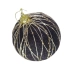 Bola Natalina Luxuosa Decorada Veludo com Dourado - 10cm c/3