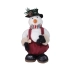 Boneco de Neve de Jardineiro Tecido em Pé - 22cm