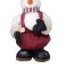 Boneco de Neve de Jardineiro Tecido em Pé - 22cm