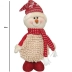 Boneco De Neve Em Tecido 35cm Decoração Natalina