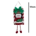 Boneco de Neve Placa Natalina vermelho e verde 53 cm