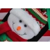 Boneco de Neve Placa Natalina vermelho e verde 53 cm