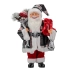 Boneco Luxo Papai Noel Decoração De Casa Natal Lanterna 41cm