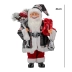 Boneco Luxo Papai Noel Decoração De Casa Natal Lanterna 41cm