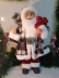 Boneco Luxo Papai Noel Decoração De Casa Natal Lanterna 41cm