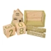 Calendário Decorativo Casinha Verde Mdf Cubo Pinho 15X4X7Cm