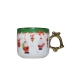 Caneca Em Porcelana Natalina Papai Noel