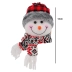 CARINHA BONECO NEVE XADREZ BUF 13CM