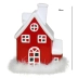 Casa Cêramica Noel Nevada Led Vila Natalina 20cm