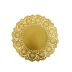 Doilies Toalha de Papel Rendado Dourado 21,5cm 20 un