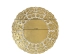 Doilies Toalha de Papel Rendado Dourado 21,5cm 20 un