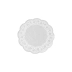 Doilies toalha de papel rendado Redondo 12,5cm Branco 52 un