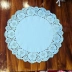 Doilies Toalha De Papel Rendado  Redondo 34,5Cm Azul 52 Un