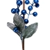 Galho Berrie Enfeite Natalino Azul 55Cm