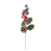 Galho Natalino Folhagem Com Pinhas Berry 35Cm