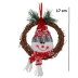 GUIRLANDA COM CARINHA BONECO DE NEVE TRICOT 16CM