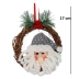 GUIRLANDA COM CARINHA NOEL TRICOT 16CM