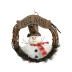 Guirlanda Natalina com Boneco de Neve Floc com Cartola 35 cm