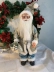 Papai Noel 50cm Azul Casaco Listras Boneco Grande Decoração