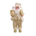 Papai Noel Casaco Dourado Luxuoso 30 cm