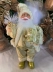 Papai Noel Casaco Dourado Luxuoso 30 cm