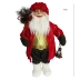 Papai Noel Casaco Pele Vermelho Luxo Boneco Natal 46cm