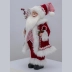 Papai Noel Casaco Vermelho Doce Bengala Decoração Natal 45cm