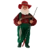 Papai Noel Coleções Pescador Enfeite Natal 30cm