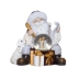 Papai Noel Decorativo Em Resina Carta E Globo De Vidro 16Cm