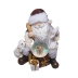 Papai Noel Decorativo Em Resina Carta E Globo De Vidro 16Cm