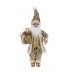 Papai Noel Dourado Grande Paetês Decoração Luxuoso 50cm