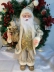 Papai Noel Dourado Grande Paetês Decoração Luxuoso 50cm