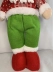 Papai Noel Funny Trico Verde e Vermelho de Pé 41cm