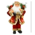 Papai Noel Grande Casaco Xadrez Vermelho Luxo 60cm