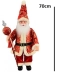 Papai Noel Grande Luxuoso Decoração Natalina 65 Cm Vermelho