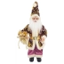 Papai Noel Grande Roxo Lilás Casaco Paetê Natal Premium 50cm