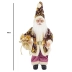 Papai Noel Grande Roxo Lilás Casaco Paetê Natal Premium 50cm