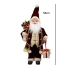 Papai Noel Luxuoso Veludo Vinho e Dourado Premium 50cm