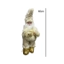 Papai Noel Musical Luxuoso Peluciado Branco 40cm