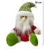 Papai Noel Sentado Tecido Trico Vermelho e Verde Funny 30cm