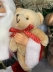 Papai Noel Tradicional Vermelho com Urso Presente Luxo Natal 40cm