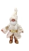 Papail Noel Mini Enfeite De Natal Decoração Branco Dourado