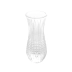 Vaso Cristal De Chumbo Queen Decorativo 6X15Cm Para Flores