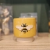 Vaso Cachepot Plantas Cerâmica Honey Bee Abelha 10,6X11,6Cm